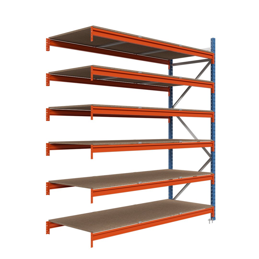 Kovový regál LONGSPAN 250x150x100-6-DTD