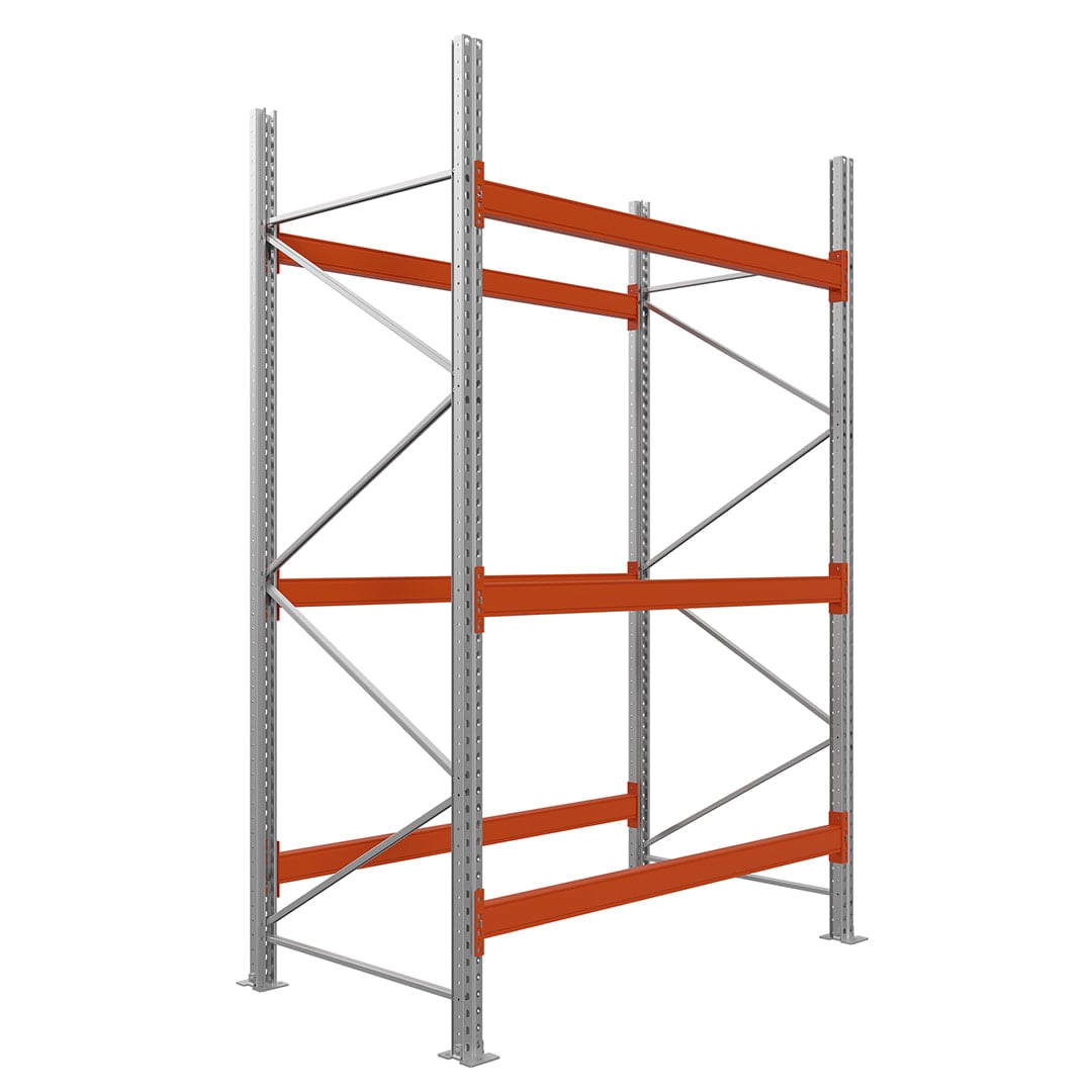 Paletové regály|Drôtená polica|400x185x110-3 police|1 modul