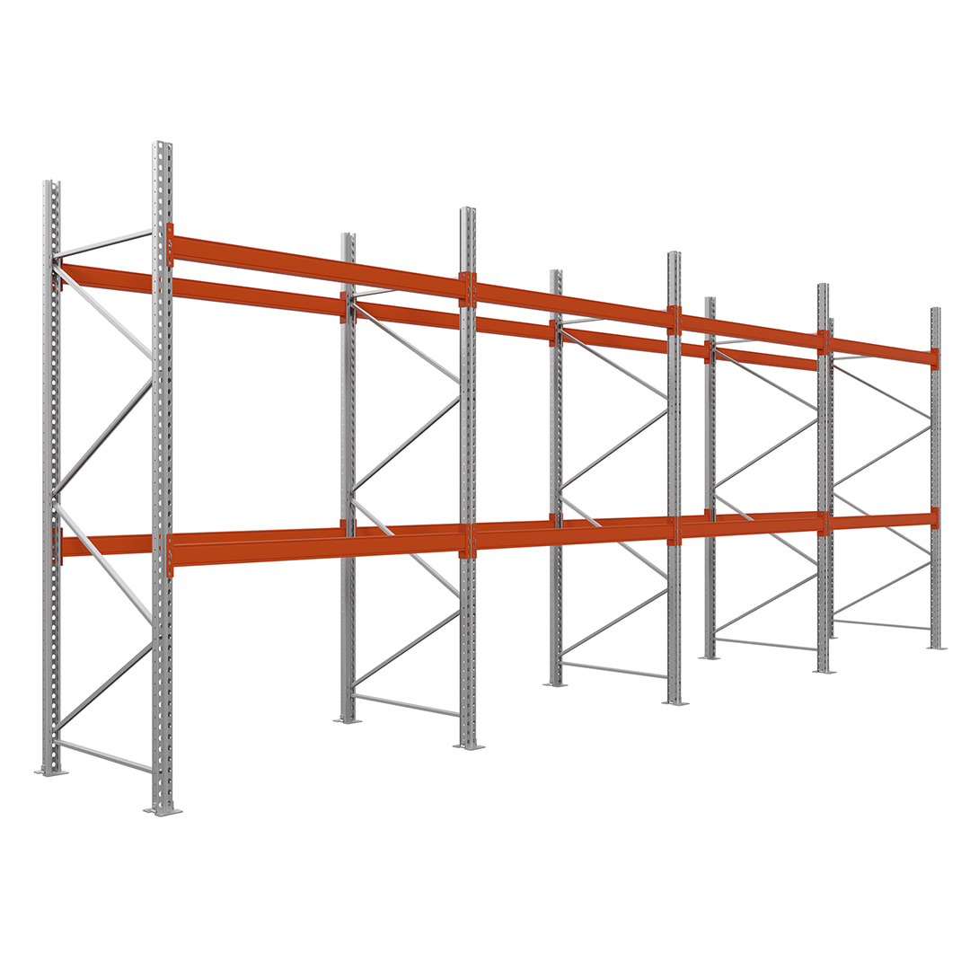 Paletové regály|Drôtená polica|350x270x110-3 police|4 moduly