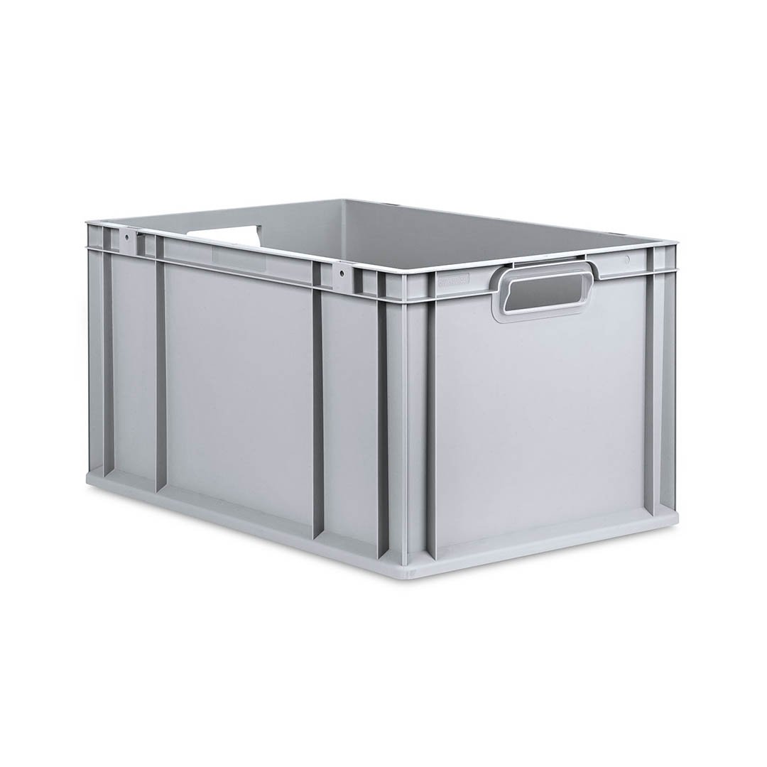 Sada 3 kusov - Eurobox Next Gen 2.0 - Stohovateľná nádoba s otvorenými rukoväťami - 600 x 400 x 320 mm