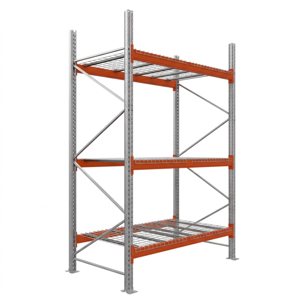 Palettenregale - Grundregal - 300 - 185 - 110 - 2 - 1000 - 1 - Wire mesh