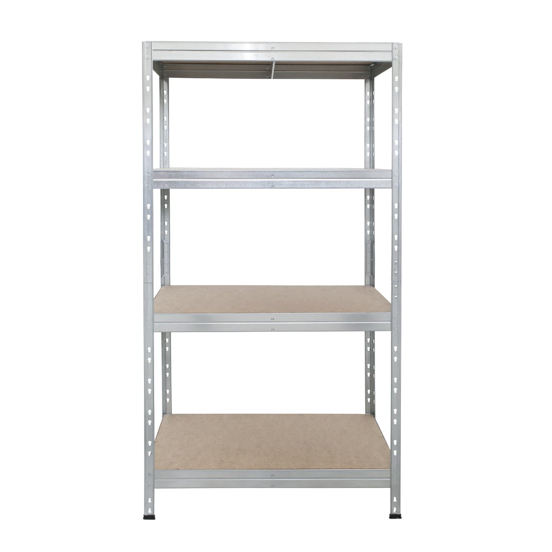 Kovové regály RIVET PRO 180x90x45 DTD drevotrieska 4 úrovne pozinkovaná