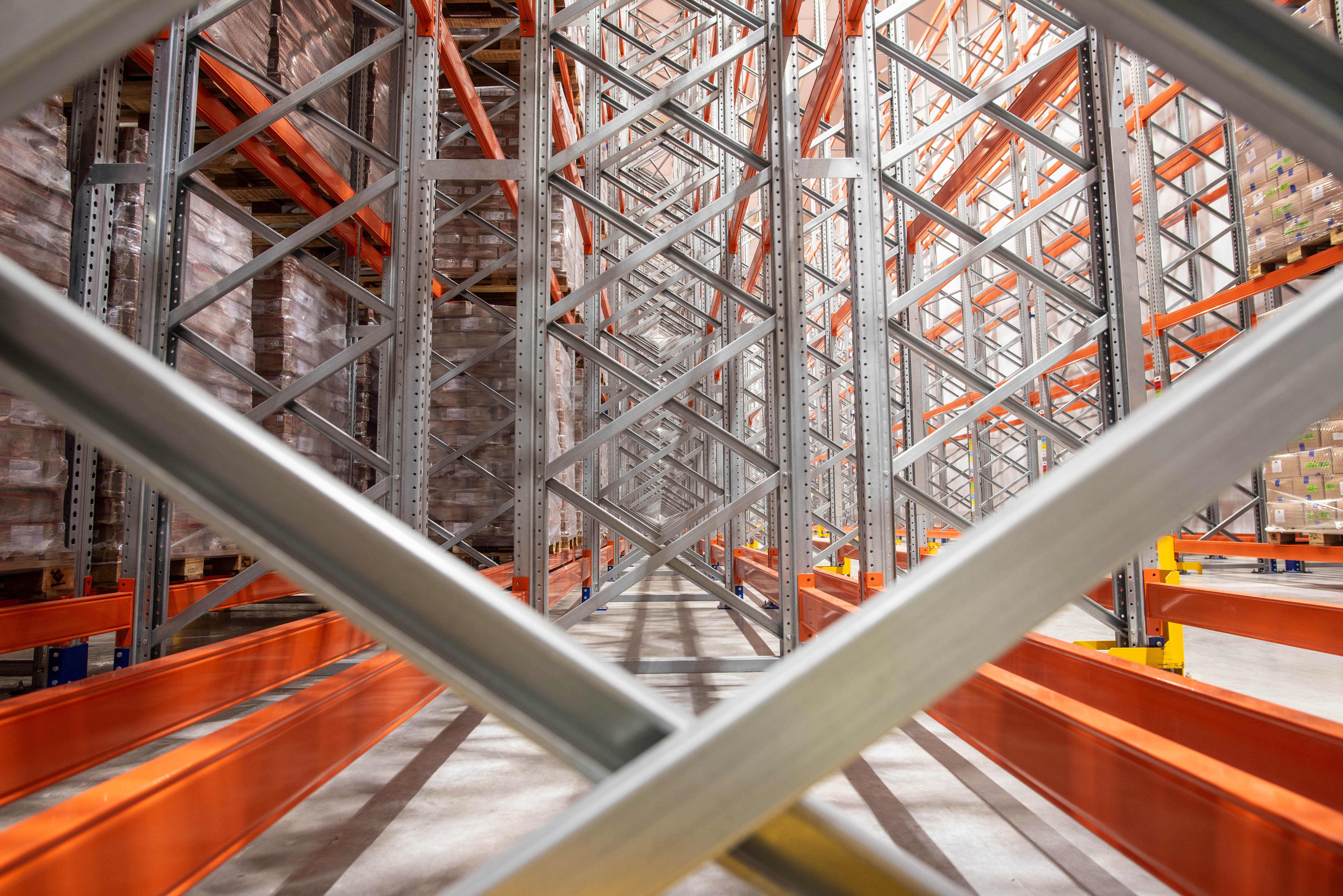 Základný paletový regál - 1 modul