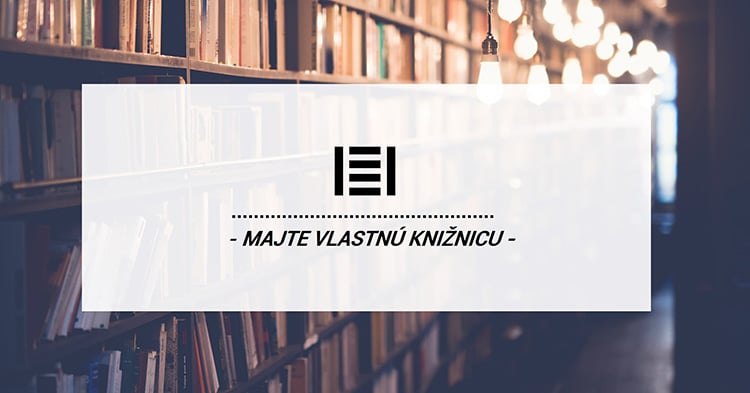 Majte vlastnú knižnicu | Majster Regál