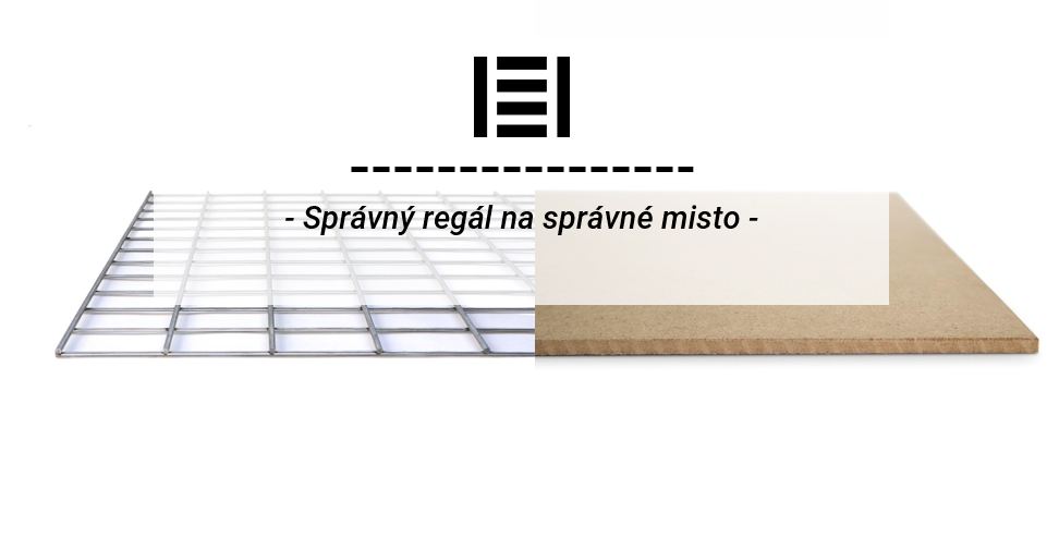 Nájdite ten správny kovový regál 