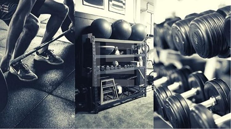 Regály do posilňovne