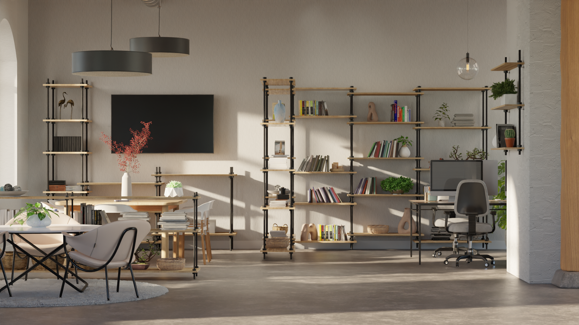 Premeňte svoju domácnosť s regálmi rady DECO: elegantné, funkčné a udržateľné riešenie do každej miestnosti