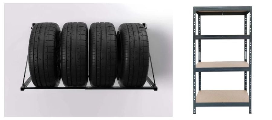 Regal na pneumatiky idealna volba pre autoservisy a sklady autodielov