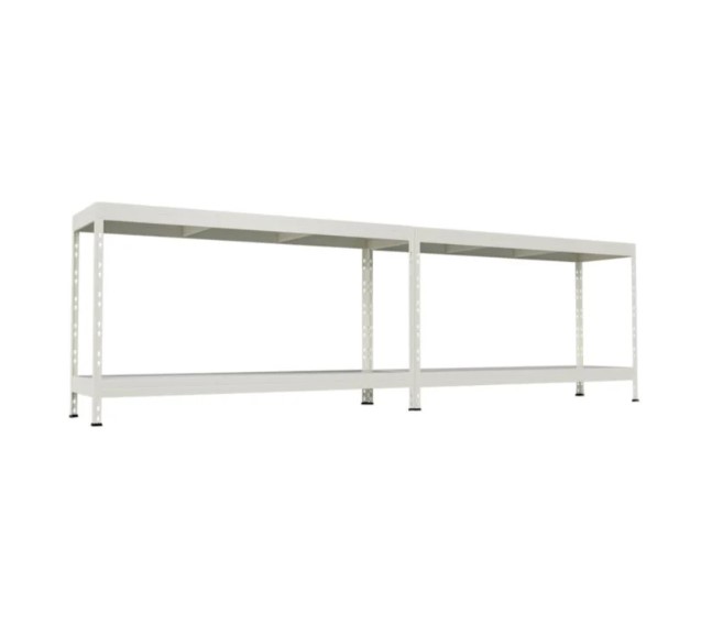 Kovov&yacute; reg&aacute;l so zn&iacute;žen&yacute;m obsahom CO2 RIVET GREEN, 180x150x60 cm