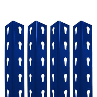 Extra stojiny pre bezskrutkový kovový regál - L profil