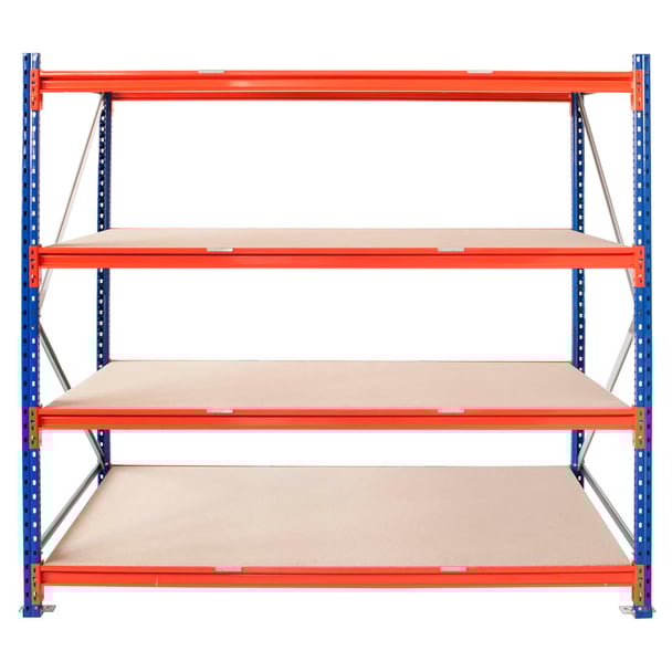 Kovový regál LONGSPAN, 200x240x80cm, 500kg na policu