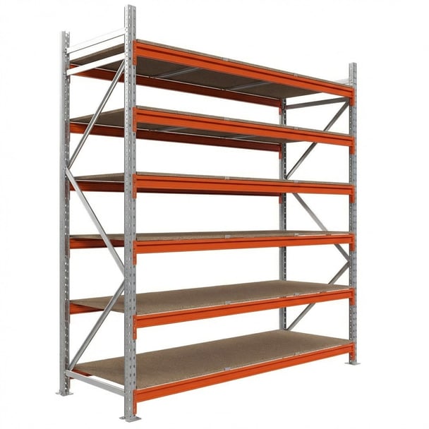 Kovový regál LONGSPAN 250x240x80-6-DTD