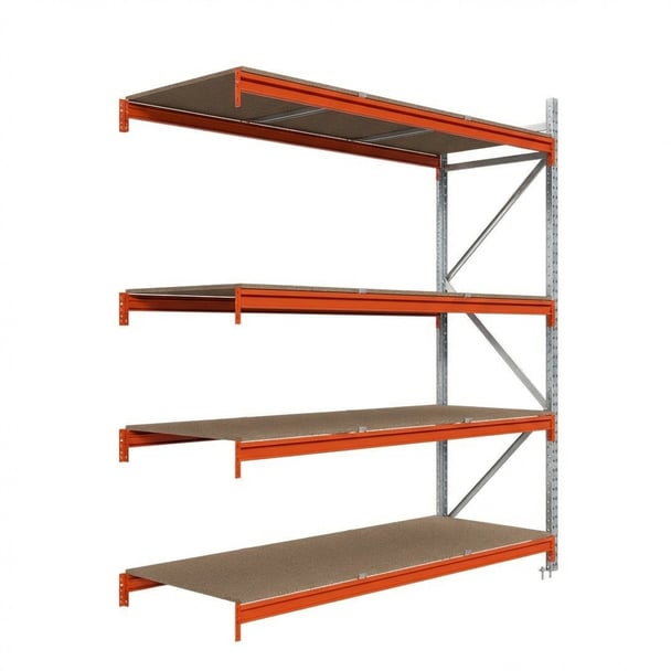 Kovový regál LONGSPAN 250x240x80-4-DTD