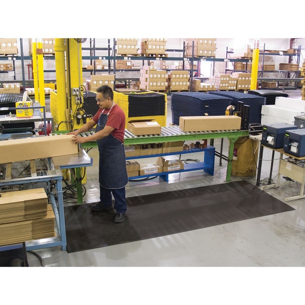 Sof-Tred™ Dry Areas Linear Lengths, Black/Yellow 91cm x linm