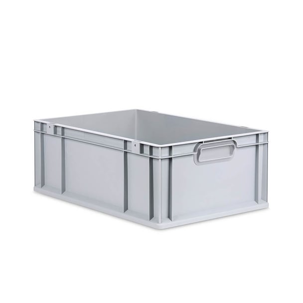 Sada 4 kusov - Eurobox Next Gen 2.0 - Stohovateľná nádoba s uzavretými rukoväťami - 600 x 400 x 220 mm