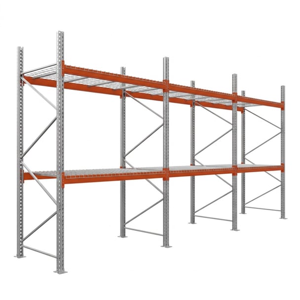 Palettenregale - Grundregal - 350 - 270 - 110 - 2 - 1000 - 3 - Wire mesh