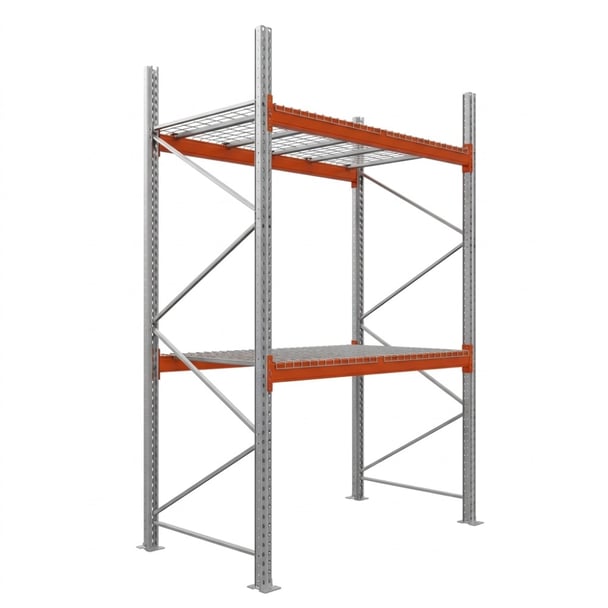 Palettenregale - Grundregal - 300 - 270 - 110 - 2 - 500 - 1 - Wire mesh