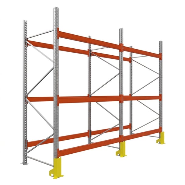 Palettenregale - Grundregal - 500 - 185 - 110 - 3 - 1000 - 2 - protector
