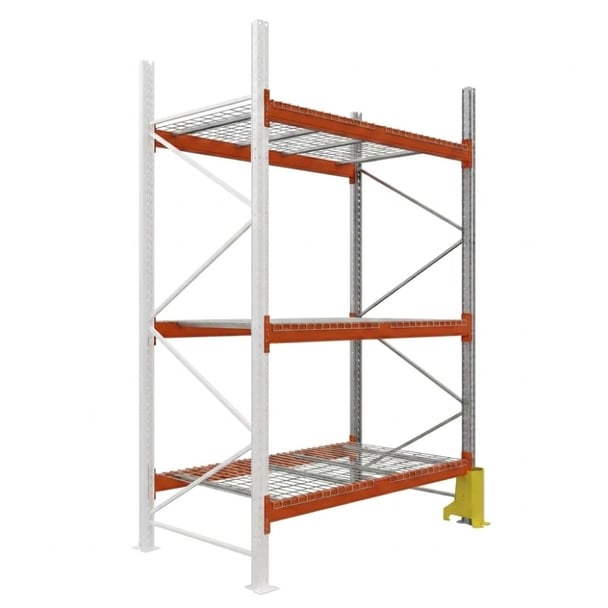 Palettenregale - Anbauregal - 500 - 270 - 110 - 3 - 500 - 1 - wire mesh - protector
