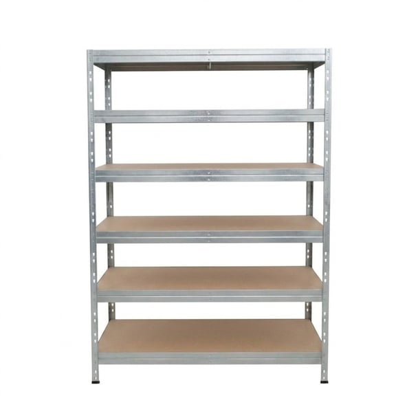 Kovové regály RIVET PRO 252x120x45 DTD drevotrieska 6 úrovní pozinkovaná