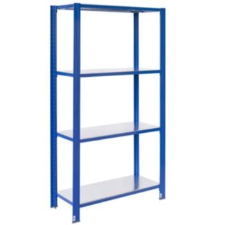 Bezskrutkové kovové regály 250x60cm T profil - Hover