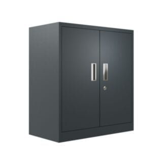 Plechová skriňa 90x82x43cm s 2 policami