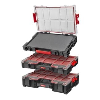 Sada zásuvkových Qbrick System PRO organizérov 300 + 200 + 100 MFI s nástenným konektorom - Hover