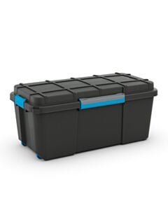 Úložný box z recyklovaného plastu s vekom, Scuba L - 74 l, 35x78x39,5 cm  