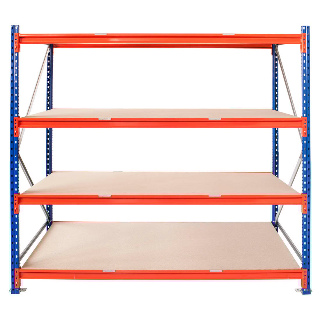 Kovový regál LONGSPAN, 200x150x80cm, 1000kg na policu