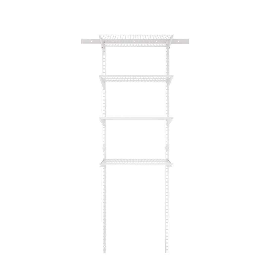 Nástenný regál do práčovne 200x60x40 cm TOPTRACK