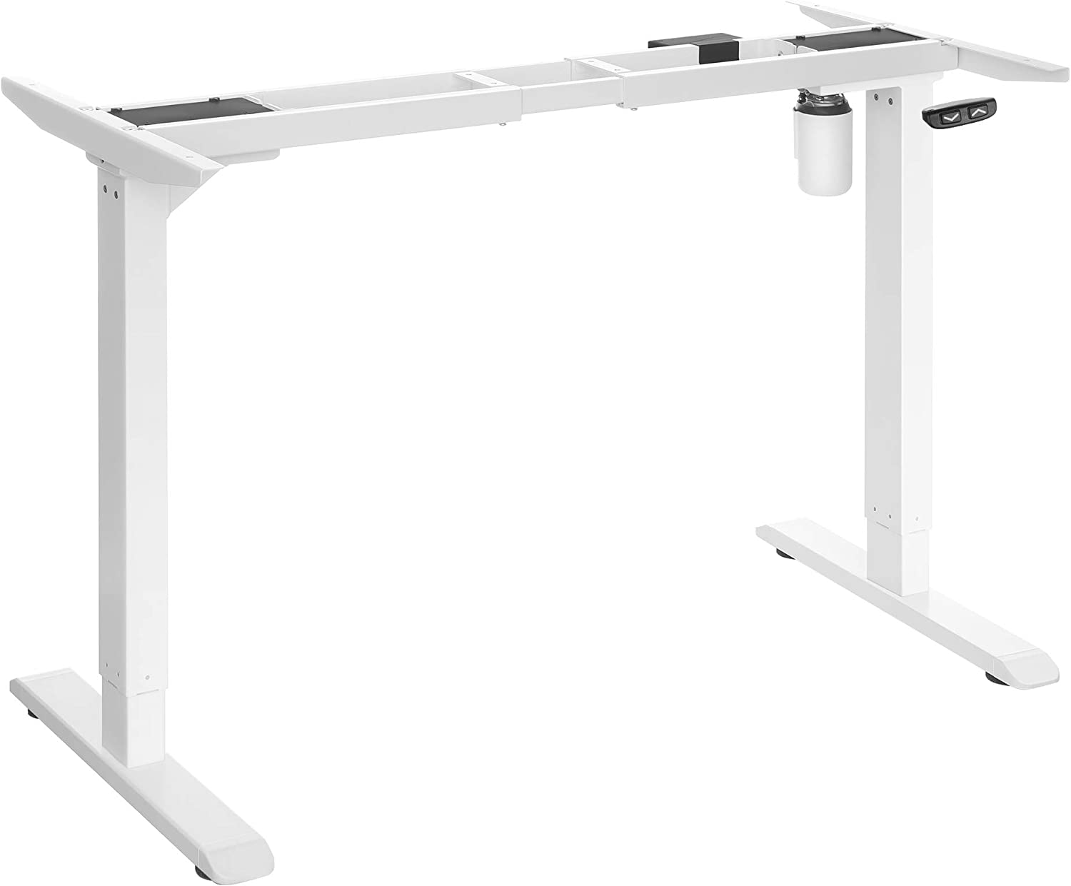 Výškovo nastaviteľný rám stola, elektrický, 70-118x110-155x60cm