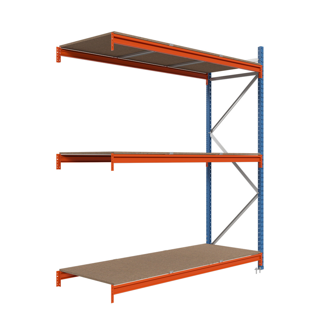 Kovový regál LONGSPAN 250x150x100-3-DTD