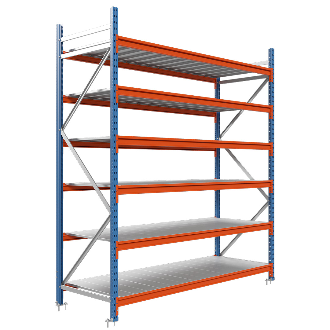 Kovový regál LONGSPAN 250x240x80-6-Metal