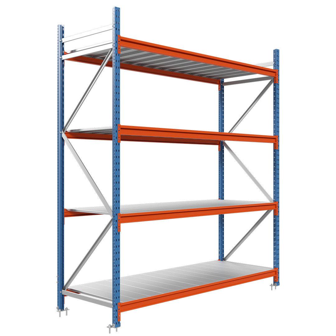 Kovový regál LONGSPAN 300x240x100-4-Metal