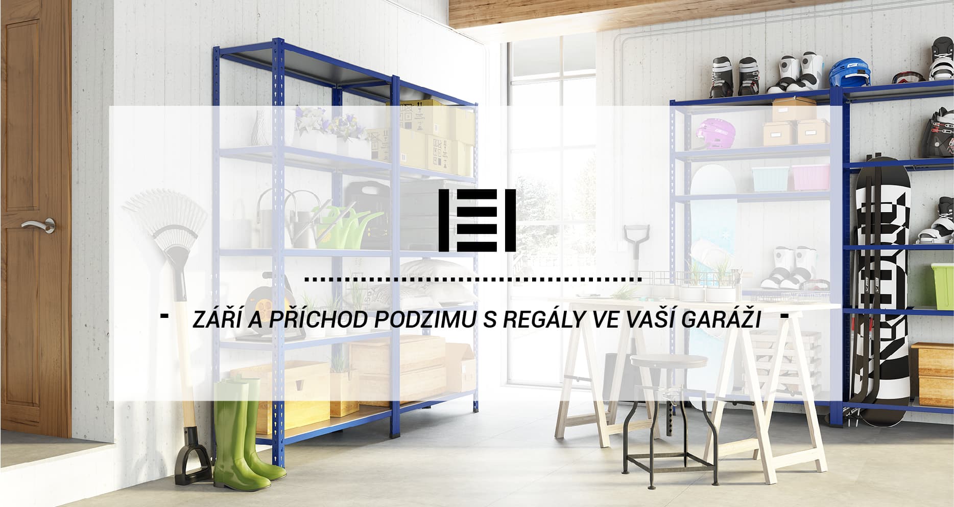 Září a příchod podzimu s regály ve vaší garáži Září a příchod podzimu s regály ve vaší garáži
