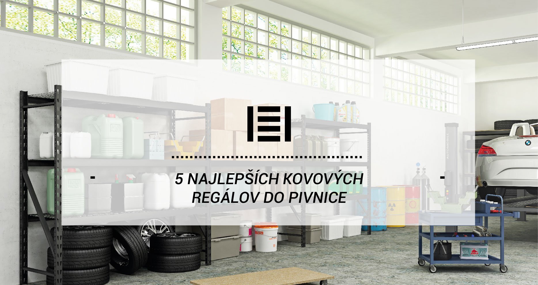 5 najlepších kovových regálov do pivnice | Majster Regál