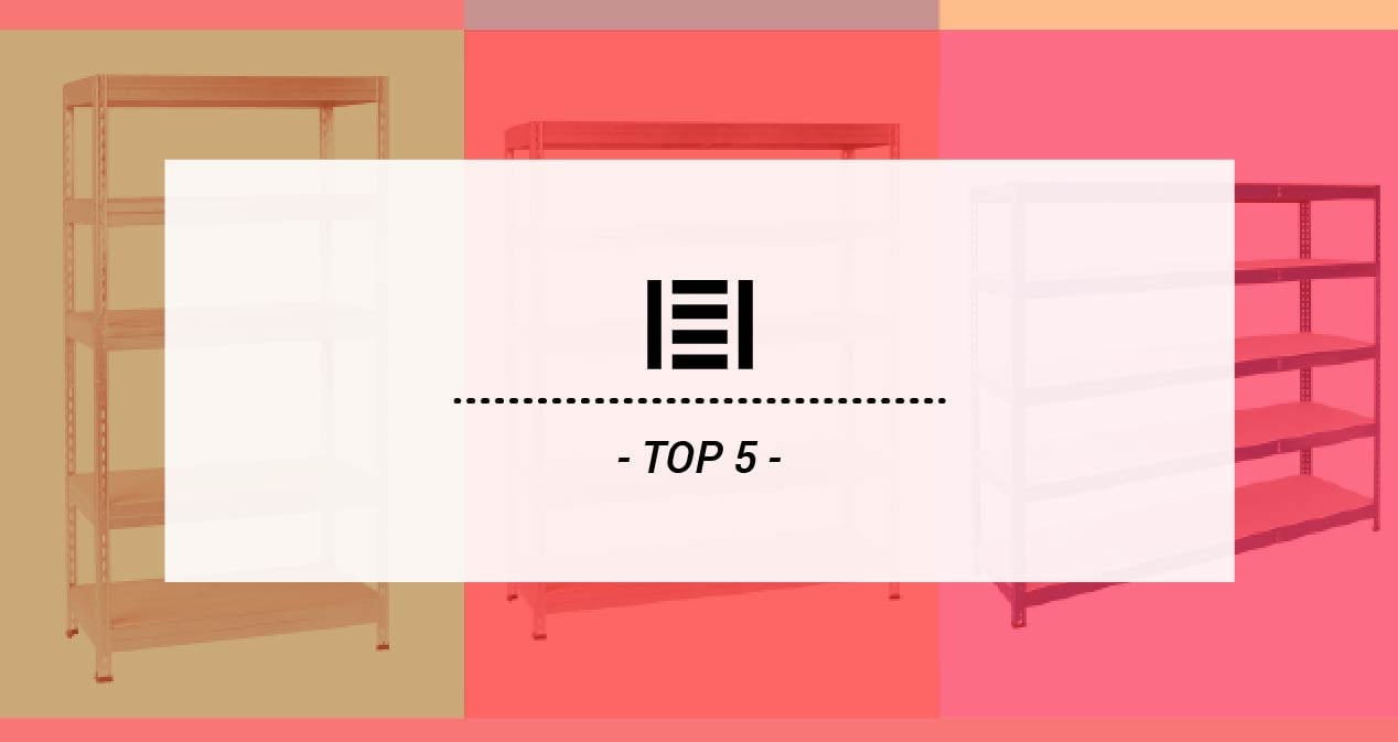 Top 5 najobľúbenejších kovových regálov